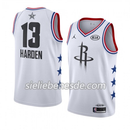 Herren NBA Houston Rockets Trikot James Harden 13 2019 All-Star Jordan Brand Weiß Swingman